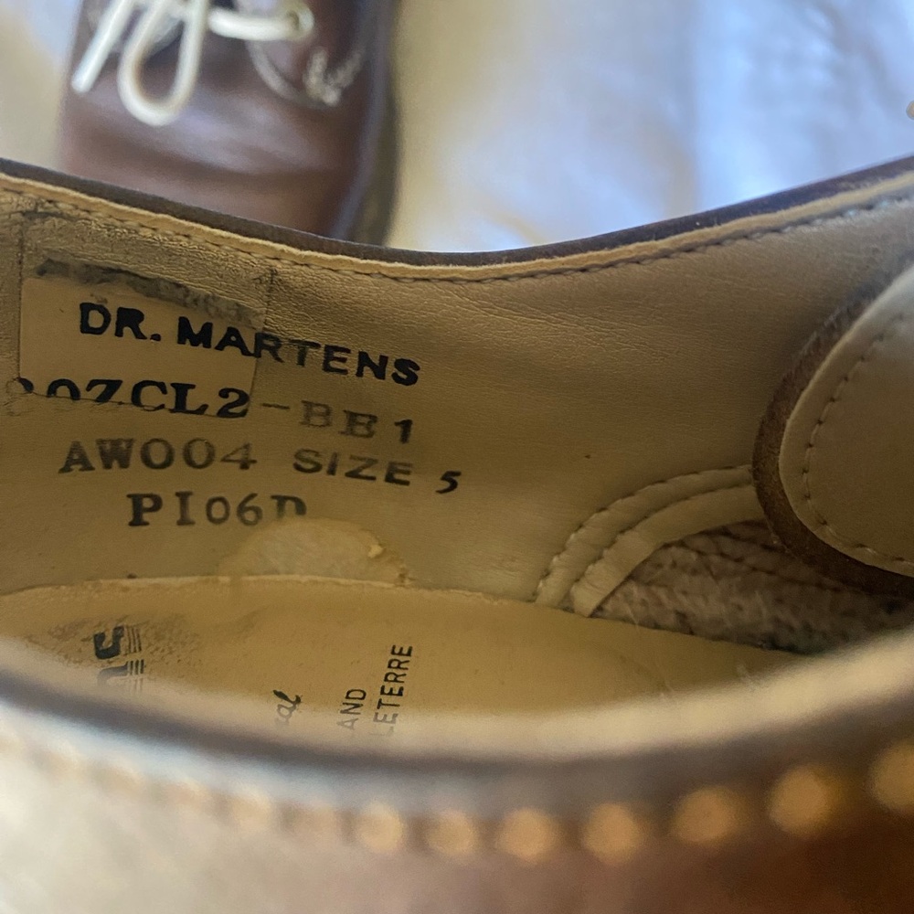 Vintage Dr unisex flats oxfords shoes. - Picture 7 of 7
